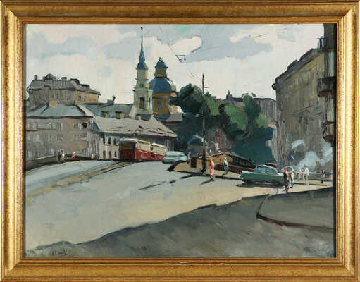 Семёнов Арсений Никифорович. Ленинград. У моста Белинского 